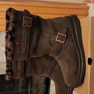 UGG I Heart Moto Boots Size 8 Women Like New